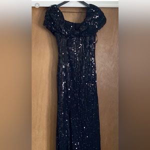 Night Moves Sequined Embellishments Gown Formal Party Dress Prom size 6